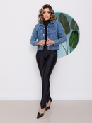 Jaqueta jeans feminina