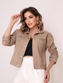 Jaqueta jeans feminina