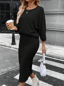 Conjunto com saia midi