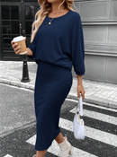 Conjunto com saia midi