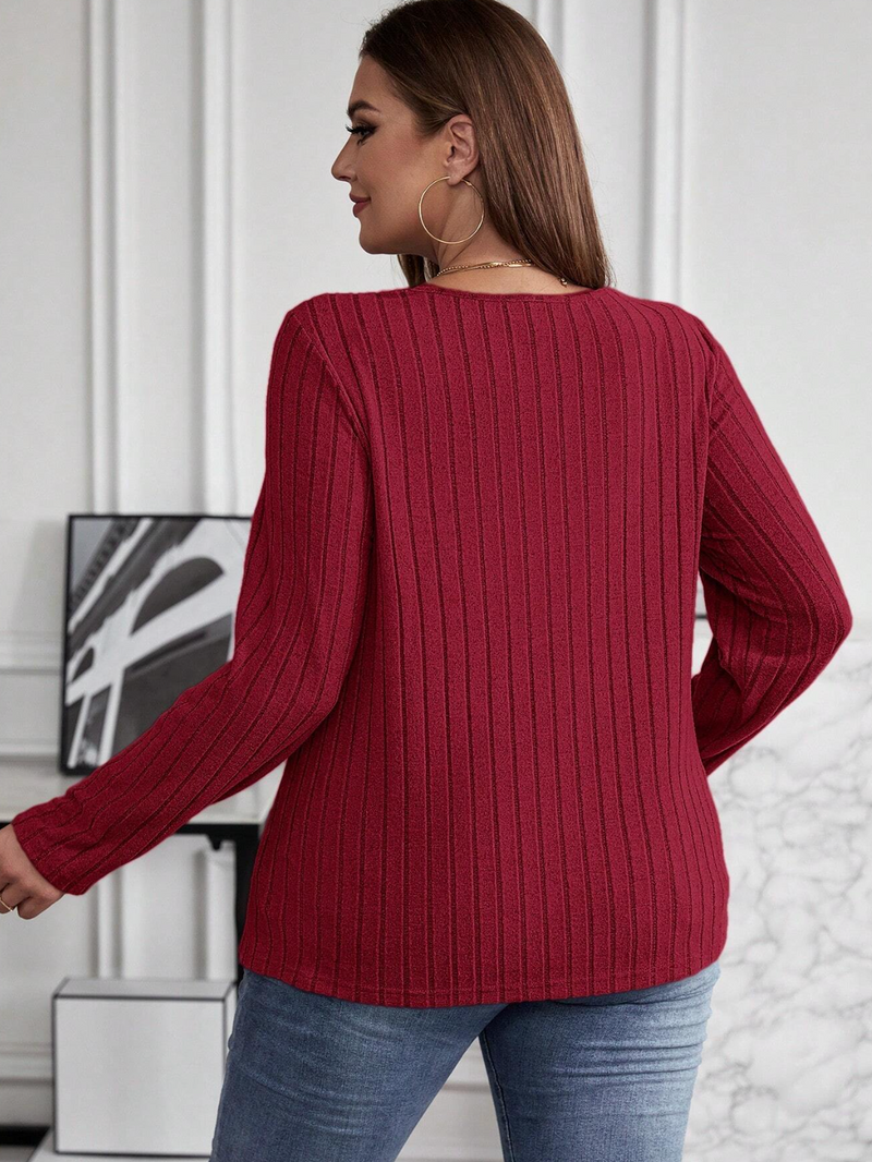 Blusa decote em V