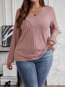 Blusa decote em V
