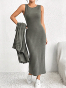 Conjunto Vestido + Cardigã