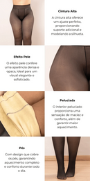 Meia Calça Peluciada| Plus Size 48 Ao 54