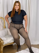 Meia Calça Peluciada| Plus Size 48 Ao 54