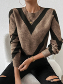 Blusa de inverno estampada