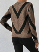 Blusa de inverno estampada