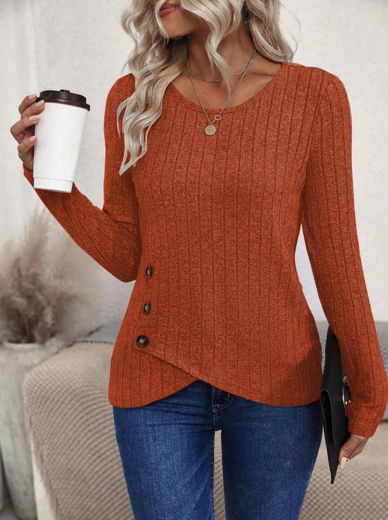 Blusa com detalhes de botão