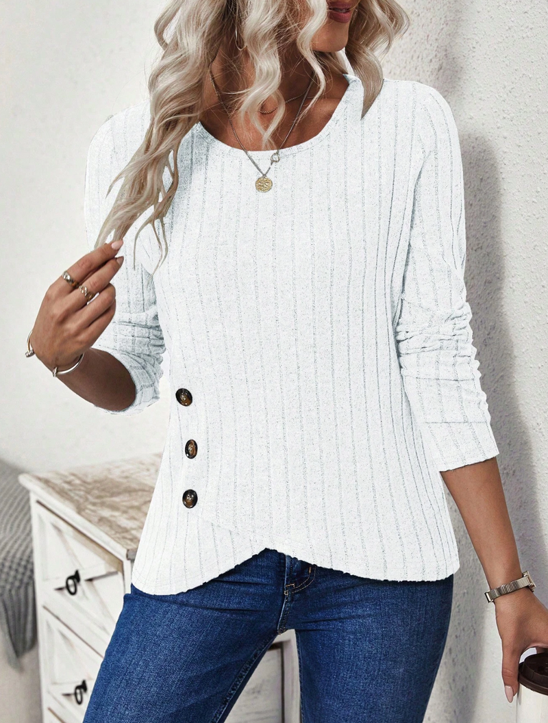 Blusa com detalhes de botão
