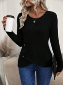 Blusa com detalhes de botão