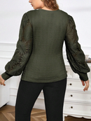 Blusa com manga detalhada