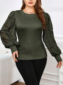 Blusa com manga detalhada