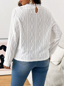 Camisa com inserção de renda