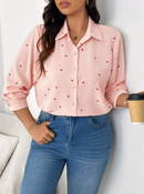 Camisa estampa coracão