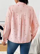 Camisa estampa coracão