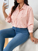 Camisa estampa coracão