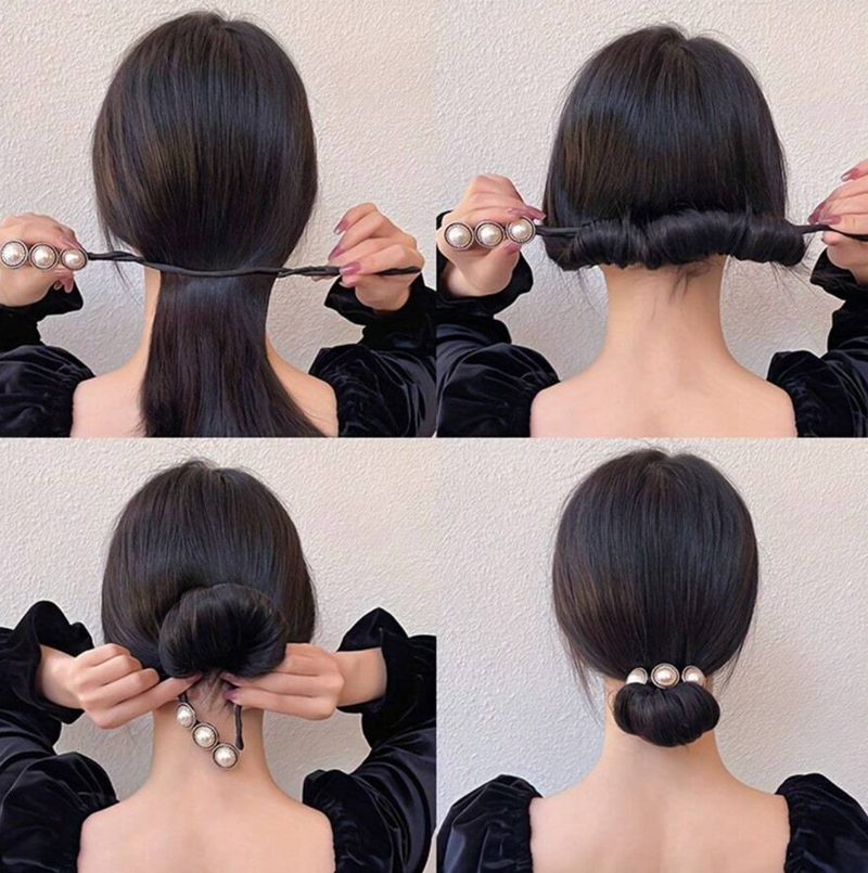 Kit 3 Acessórios de cabelo retrô