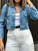 Jaqueta Jeans Feminina