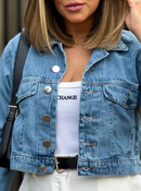 Jaqueta Jeans Feminina