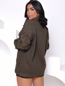 Jaqueta Jeans Feminina