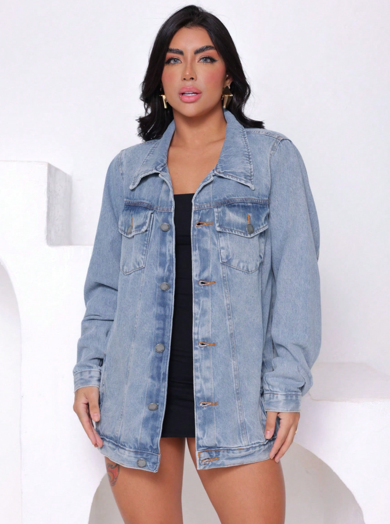Jaqueta Jeans Feminina