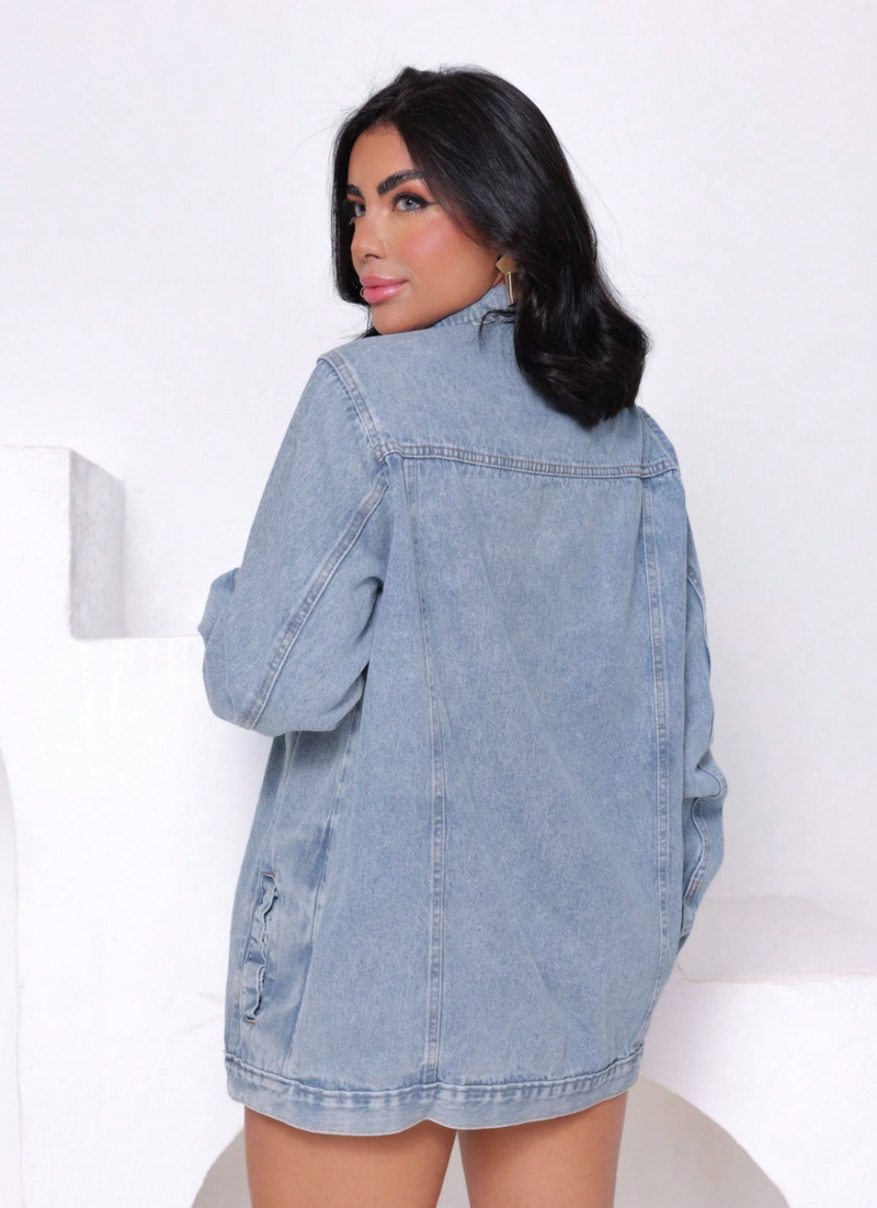 Jaqueta Jeans Feminina