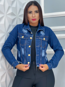 Jaqueta Jeans Feminina