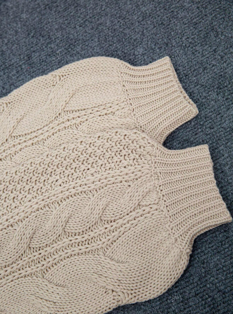 Blusa de tricô luxo
