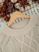 Blusa de tricô luxo