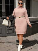 Vestido de tricô luxo