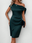 Vestido detalhe cruzado