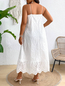 Vestido de lese com babados