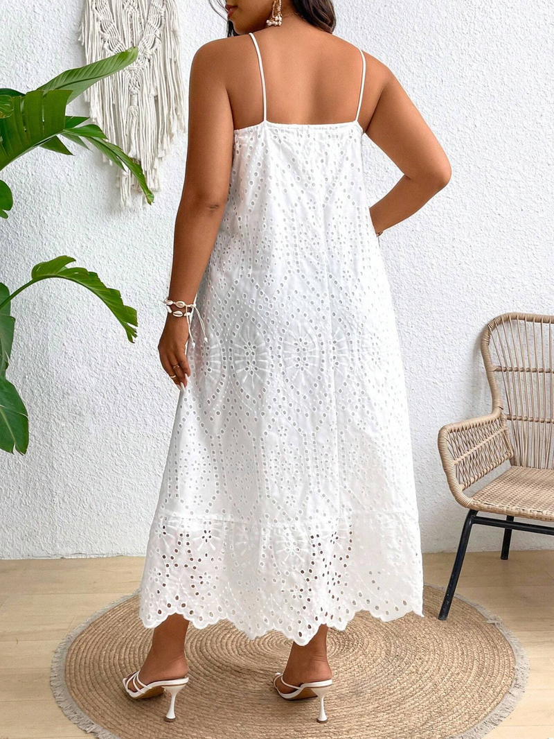 Vestido de lese com babados