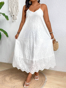 Vestido de lese com babados