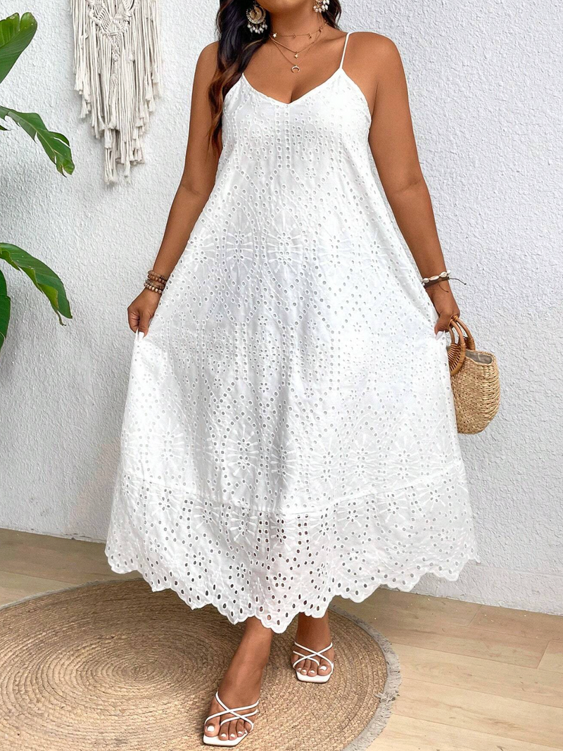 Vestido de lese com babados