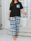 Pijama estampa xadrez