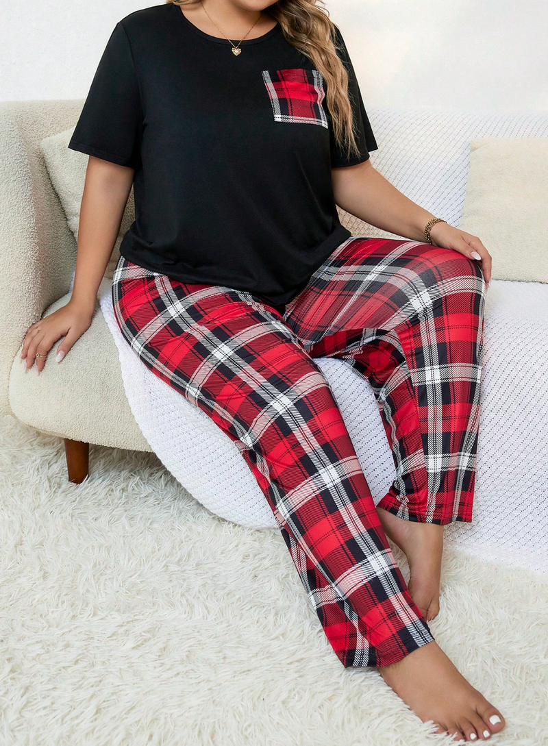 Pijama estampa xadrez