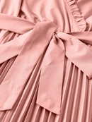 Vestido com plissado