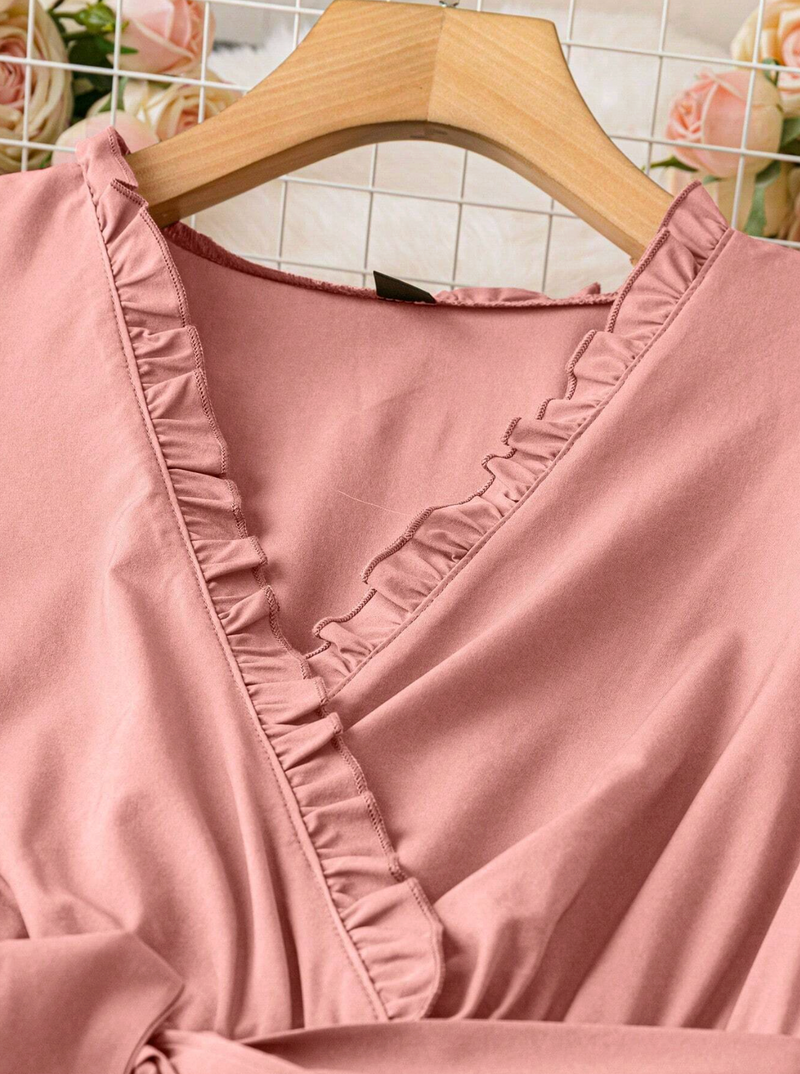 Vestido com plissado