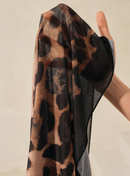 Kit Maiô + Saída de praia estampa de onça - PLUS SIZE