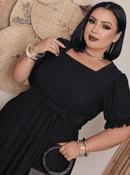 Vestido ponto suíço