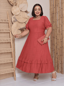 Vestido ponto suíço