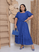 Vestido ponto suíço