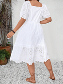 Vestido em lese (com forro)