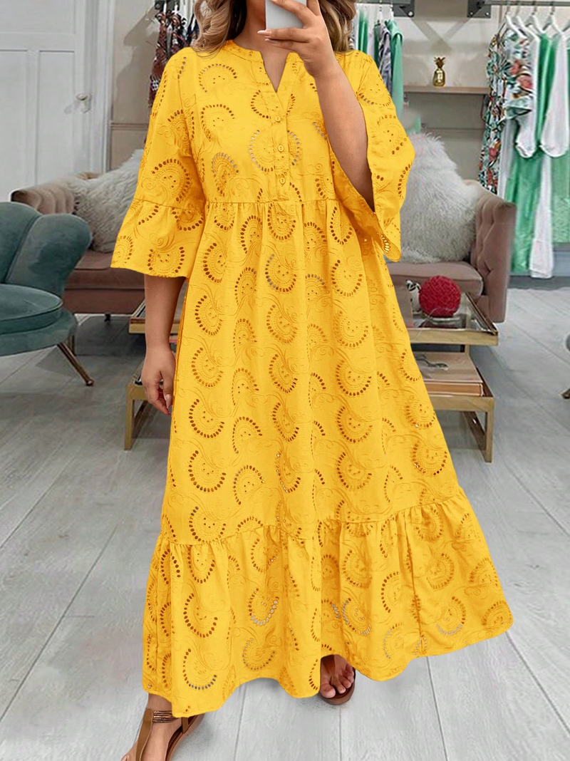 Vestido longo de lese