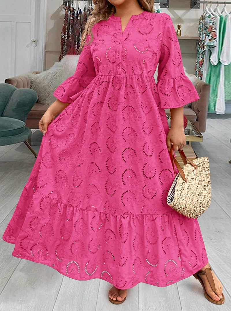 Vestido longo de lese