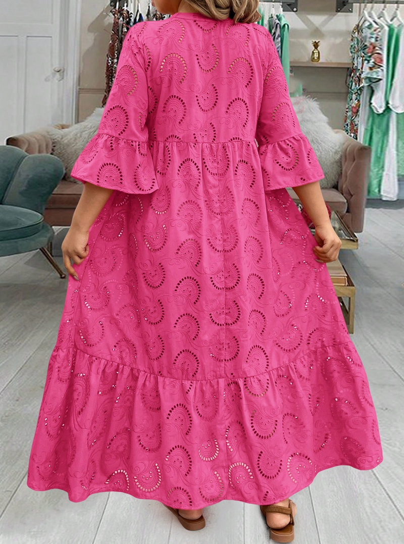 Vestido longo de lese