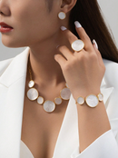 Conjunto Luxo (colar, brinco, anel e pulseira)