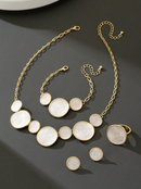 Conjunto Luxo (colar, brinco, anel e pulseira)