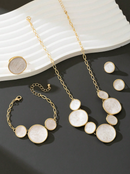 Conjunto Luxo (colar, brinco, anel e pulseira)